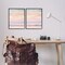 Stupell Industries Peachy Coastal Sunrise 2pc Framed Giclee Wall Art Set Design by Grace Popp